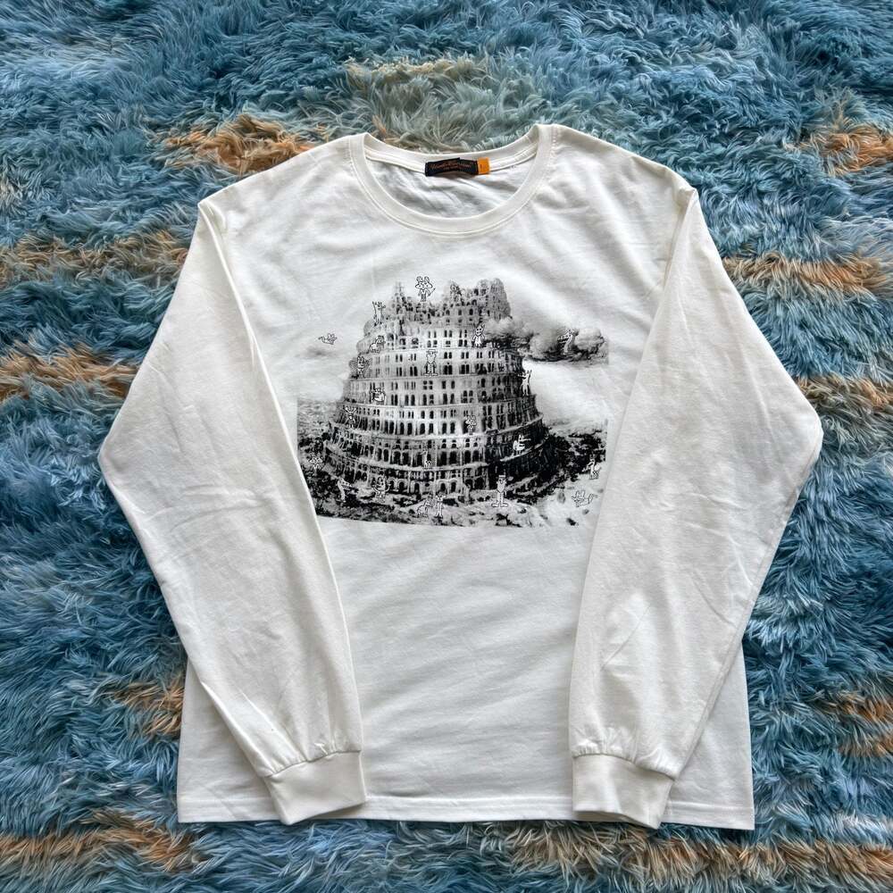 Undercoverism Tower of Babel Graphic Long Sleeve Size 1